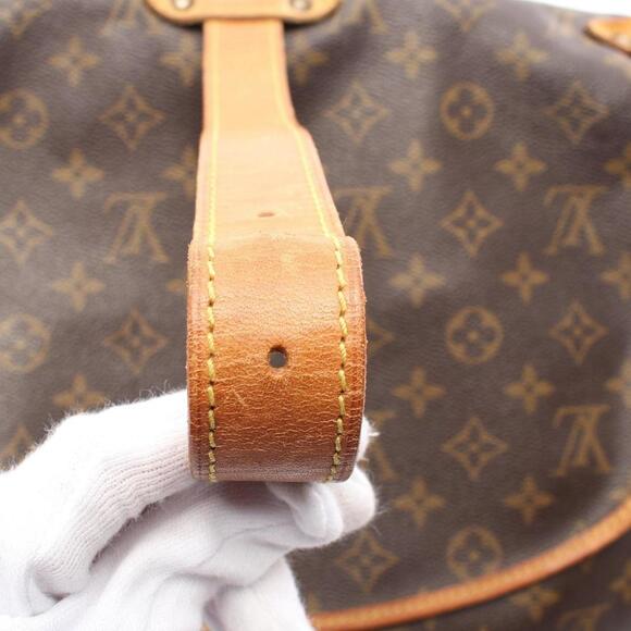 LOUIS VUITTON Brown Monogram Leather Shoulder Bag - Picture 7 of 13